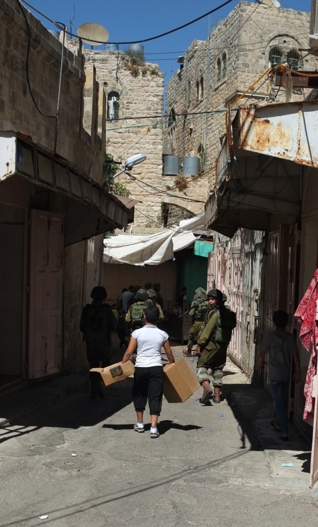 Israelske soldater i Hebron